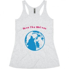 Ladies Slim Fit Super Soft Racerback Triblend Tank