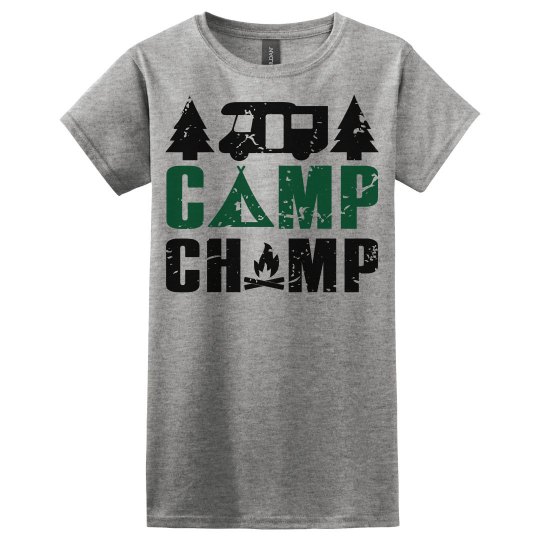 Camp Champ Ladies Relaxed Basic Tee Camp Champ Ladies Relaxed Basic Tee