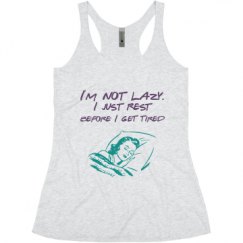 Ladies Slim Fit Super Soft Racerback Triblend Tank