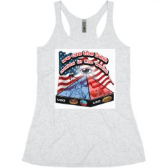 Ladies Slim Fit Super Soft Racerback Triblend Tank