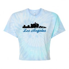 Women's Tie Dye Crop Top Tee