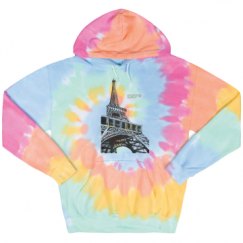 Unisex Tie-Dye Fleece Hoodie