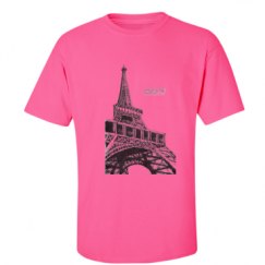 Unisex Ultra Cotton Safety Neon Crewneck Tee