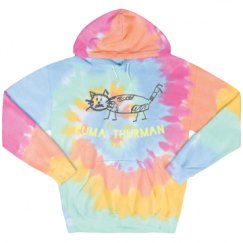 Unisex Tie-Dye Fleece Hoodie