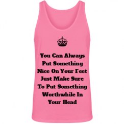 Unisex Jersey Neon Tank Top