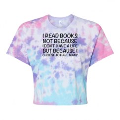 Women's Tie Dye Crop Top Tee