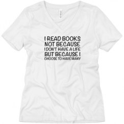 Ladies Relaxed Fit V-Neck Tee