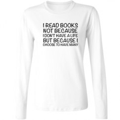 Ladies Relaxed Fit Basic Long Sleeve Tee