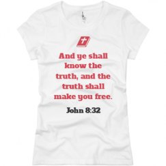 Ladies Slim Fit Basic Promo Jersey Tee