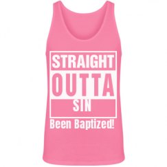 Unisex Jersey Neon Tank Top