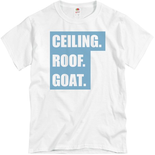 Ceiling Roof Goat Block Text