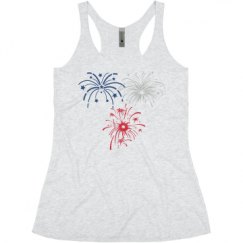 Ladies Slim Fit Super Soft Racerback Triblend Tank