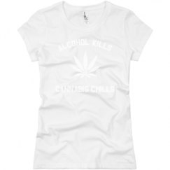 Ladies Slim Fit Basic Promo Jersey Tee