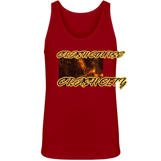 CRASH COURSE CRASH CITY CC TANK TOP CRASH COURSE CRASH CITY CC TANK TOP