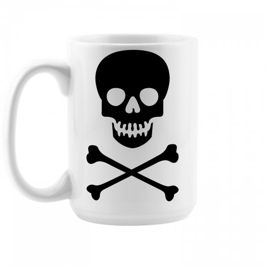 "Crossbones" 15oz Ceramic Mug "Crossbones" 15oz Ceramic Mug