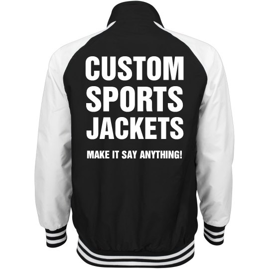 Custom Sports Jackets Unisex Championship Bomber Jacket