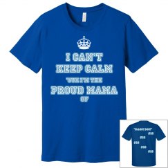 Blue "Proud Mama" Tee 