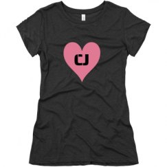Ladies Slim Fit Super Soft Triblend Tee