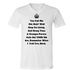 Unisex V-Neck Jersey Tee