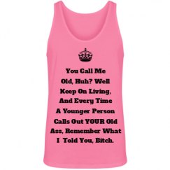 Unisex Jersey Neon Tank Top