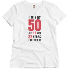I'm not 50