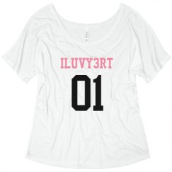 Ladies Flowy Slouchy Tee