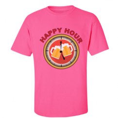 Unisex Ultra Cotton Safety Neon Crewneck Tee