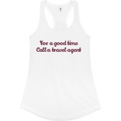 Ladies Slim Fit Racerback Tank Top