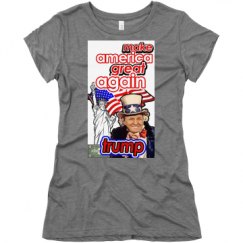 Ladies Slim Fit Super Soft Triblend Tee