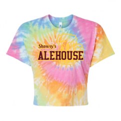 Women's Tie Dye Crop Top Tee