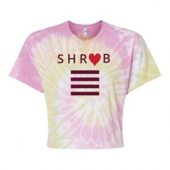 Women's Tie Dye Crop Top Tee