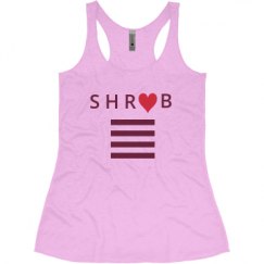 Ladies Slim Fit Super Soft Racerback Triblend Tank