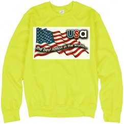 Unisex Neon Crewneck Sweatshirt