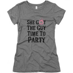 Ladies Slim Fit Super Soft Triblend Tee