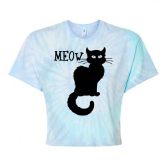 Women's Tie Dye Crop Top Tee