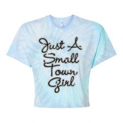 Women's Tie Dye Crop Top Tee