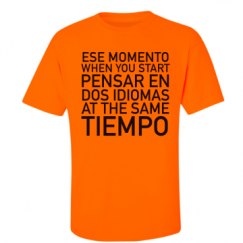 Unisex Ultra Cotton Safety Neon Crewneck Tee