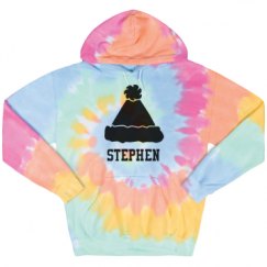 Unisex Tie-Dye Fleece Hoodie