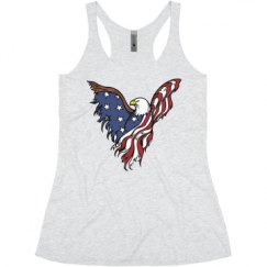 Ladies Slim Fit Super Soft Racerback Triblend Tank
