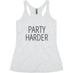 Ladies Slim Fit Super Soft Racerback Triblend Tank