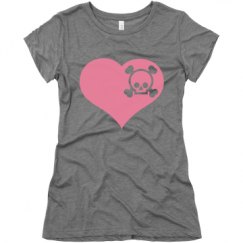 Ladies Slim Fit Super Soft Triblend Tee