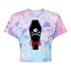 Women's Tie Dye Crop Top Tee
