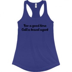 Ladies Slim Fit Racerback Tank Top