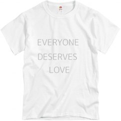 Everyone Deserves Love Silver