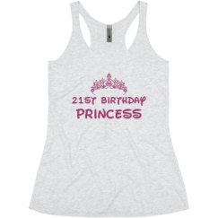 Ladies Slim Fit Super Soft Racerback Triblend Tank