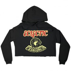 Ladies Relaxed Fit Cropped Fleece Hoodie