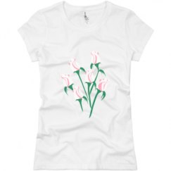 Ladies Slim Fit Basic Promo Jersey Tee