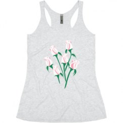 Ladies Slim Fit Super Soft Racerback Triblend Tank