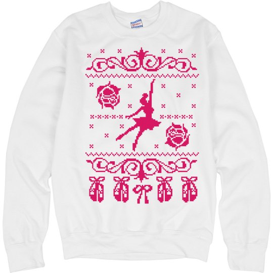Dance Sweatshirt Girl Christmas Dance Sweatshirt Girl Christmas