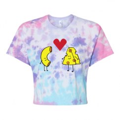 Women's Tie Dye Crop Top Tee